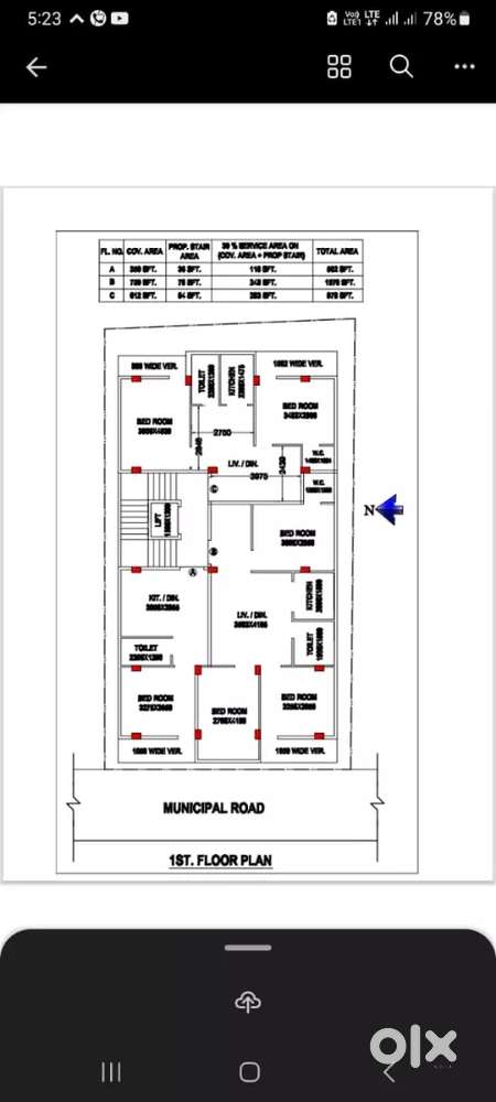Flat Sale Newly project for Nagerbazer area.