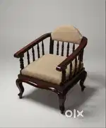 Made of Costly Teak Wood - Set of 2 Single Seater Sofa