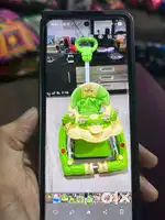Luvlap green 2 in 1 walker cum rocker