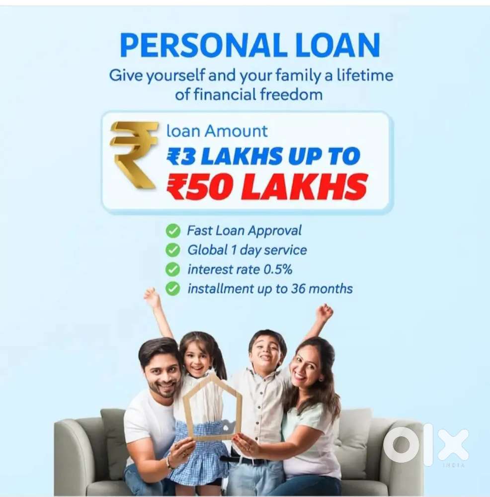 Personal loan, business loan, property loan, housing loan available