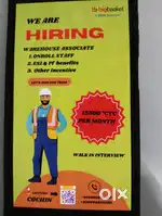 We are Hiring Ware house Associates  & Van Helpers