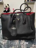 Original Prada Women's Saffiano Leather Double Bag