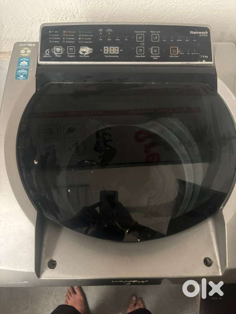 Whirlpool top load fully automatic 7.5kg with 2 yr extended warranty
