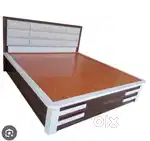 End manth sale buy new double bed with box 5990/-Emi available