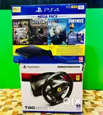 PlayStation and thrust master steering