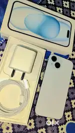 Iphone 15 128 gb no scrathches only 8 month usde with box charger and