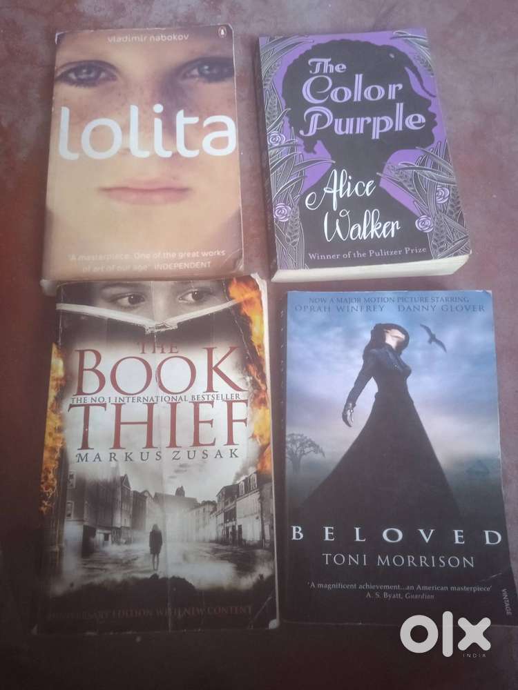 Book thief, Frankenstein,loita, the colour purple
