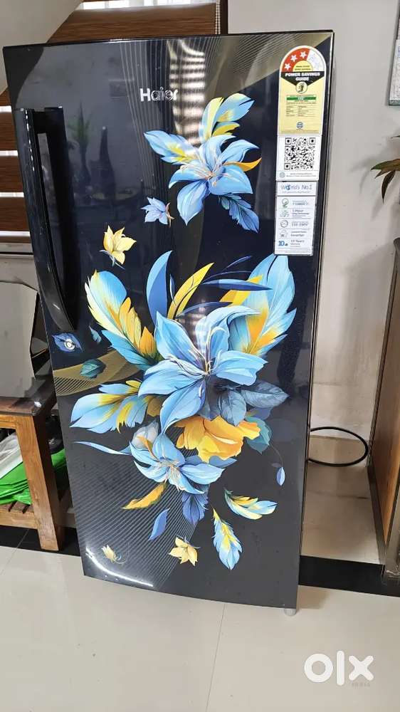 Haier single door 3 star refrigerator