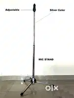 Mic Stand Silver color