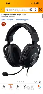 Logitech headphone