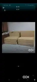 Sofa cum bad 2 Set. Fully dunlop 6 inch size