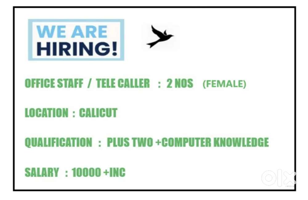 Office staff/Tele caller