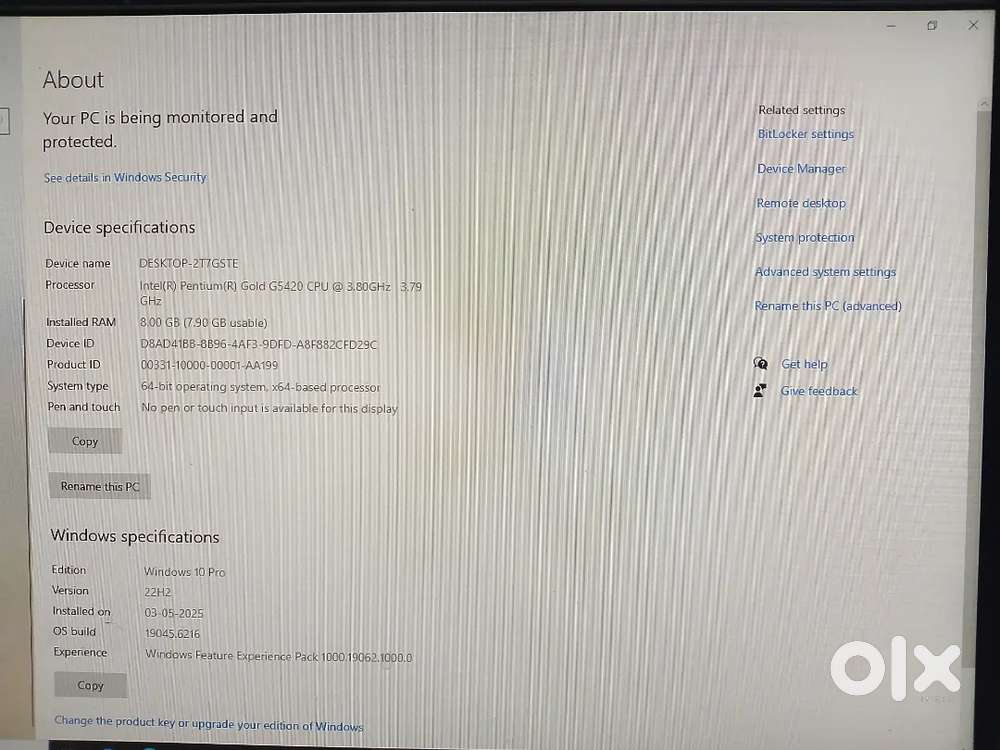 Personal computer for sell