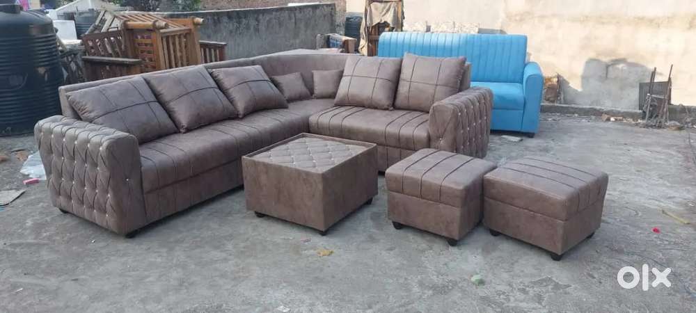 Brand new model L shape sofa set in starf premium Furniture