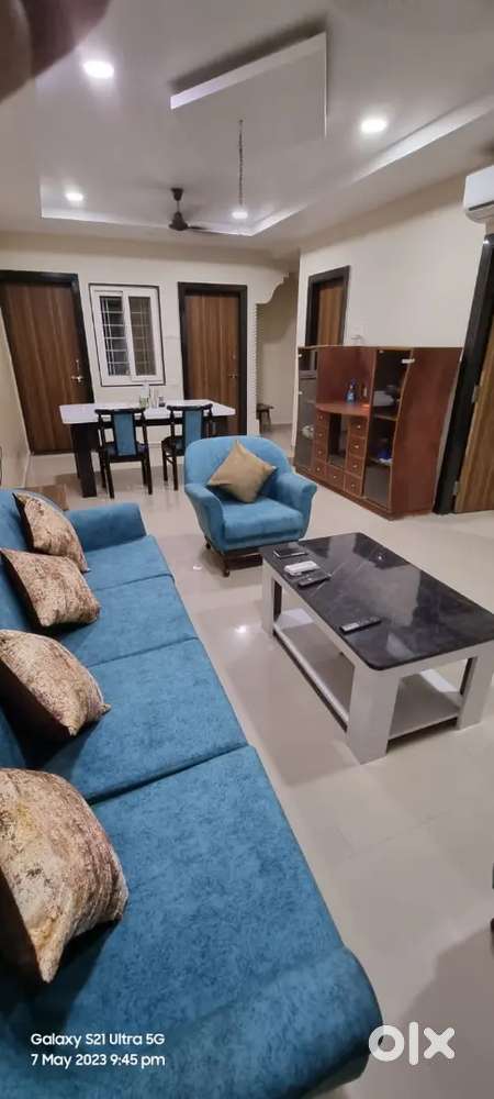 3bhk full furniture apartment for bechlors and family both