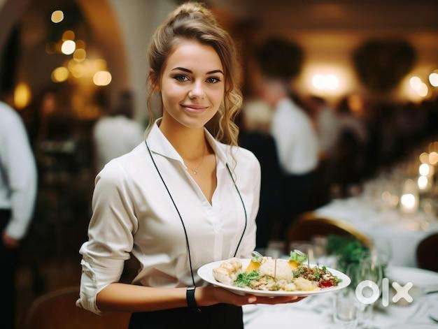 Casual Waiter (Fresher) - Room and Food Available