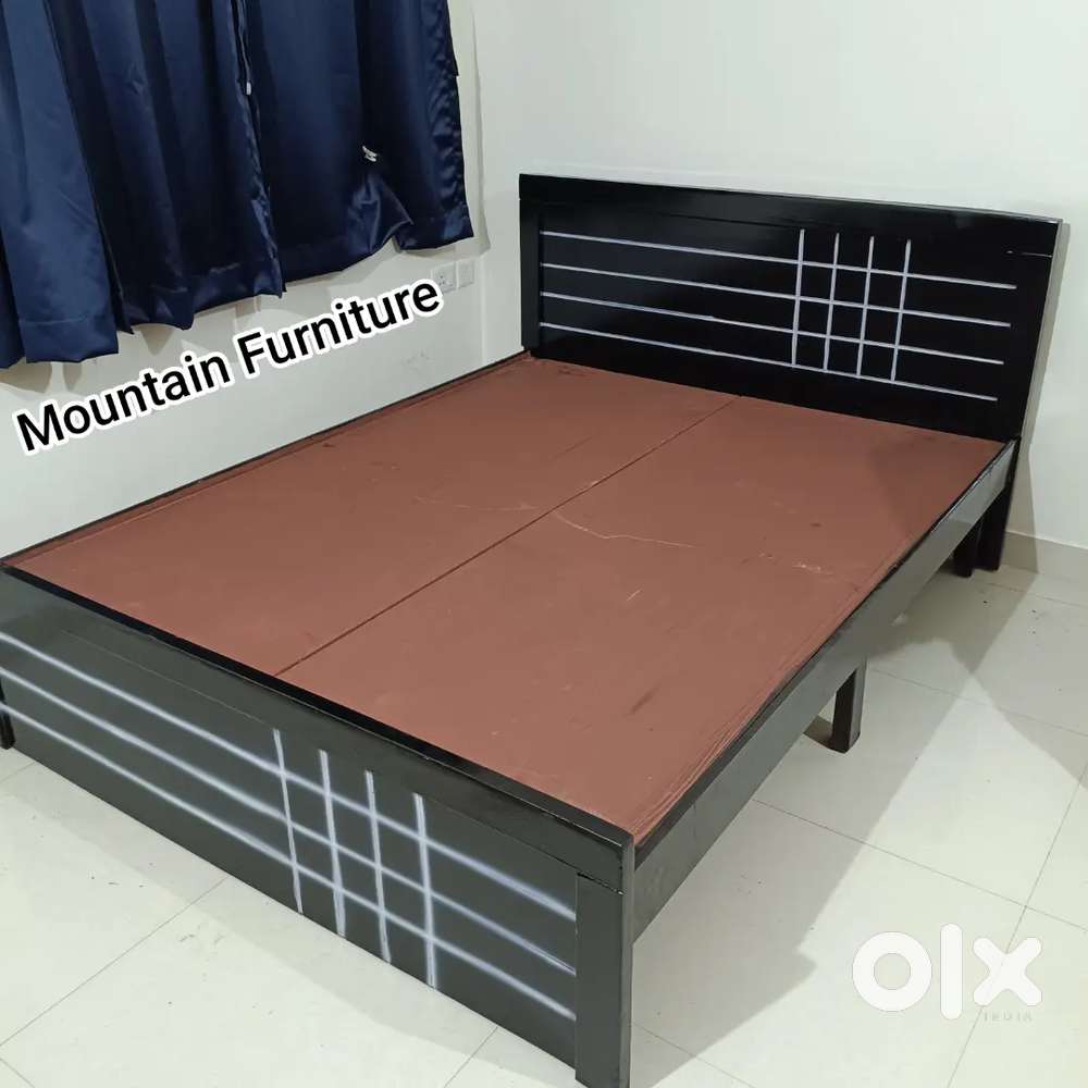 Brand new mountain Furniture queen size cot affordable price cod