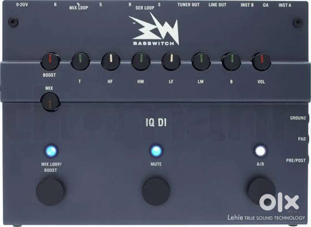 Basswitch IQ DI Preamp with power supply