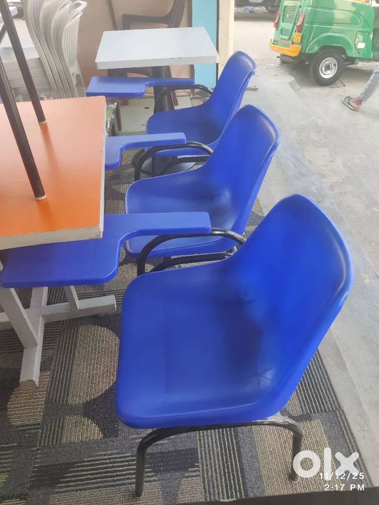 Student Writing Pad Chairs, Work from Home Computer Table & Chair sale