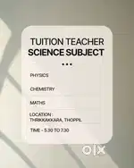 Tutor for science and maths