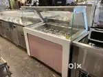 Glass display Icecream freezer