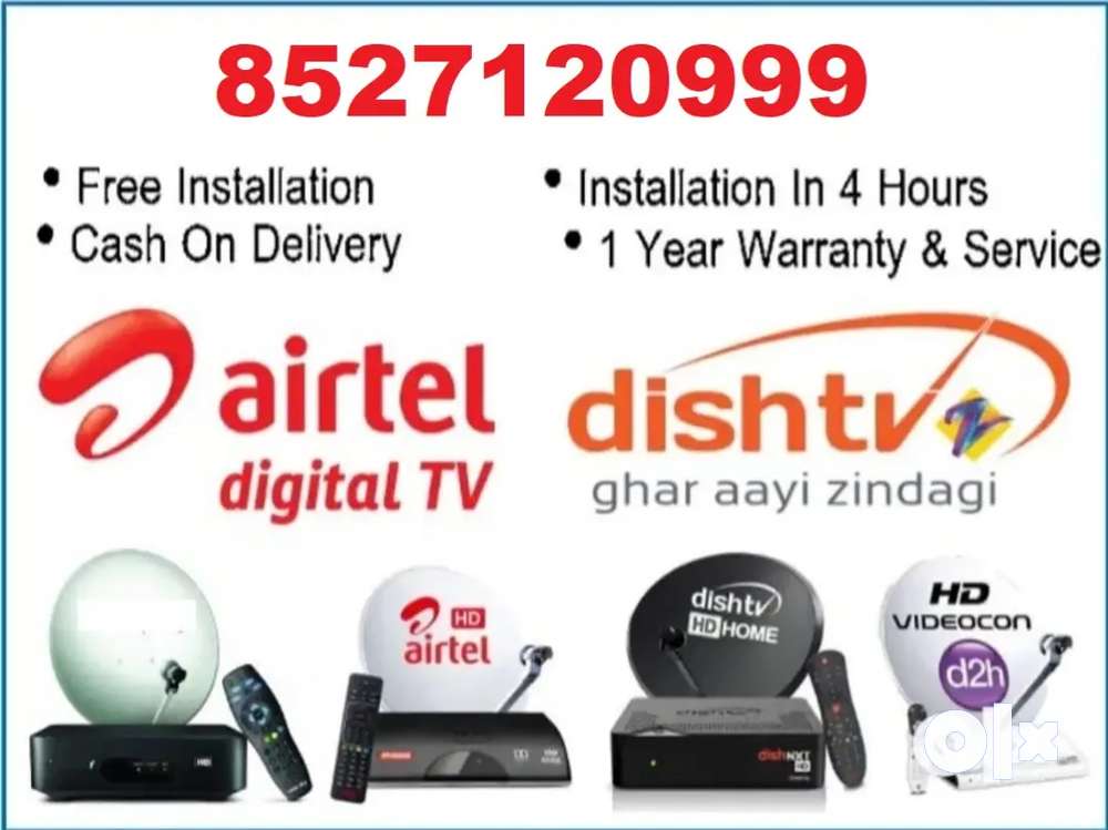 Latest Offer all New Dish TV Airtel DTH Videocon D2H