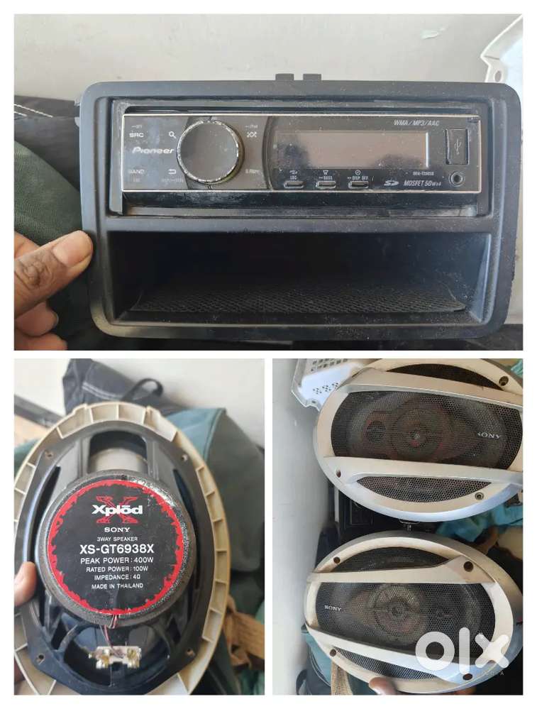 Pioneer Mp 3 plyer nd 2 sony speaker