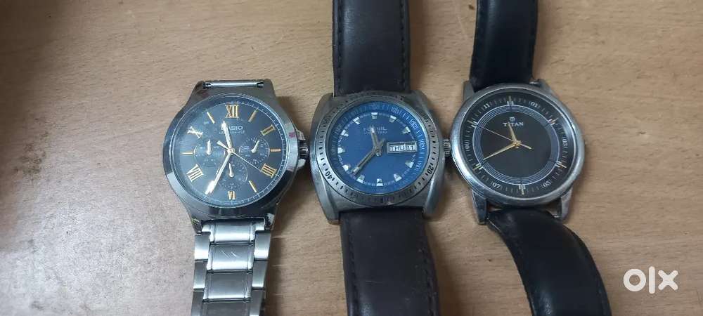 Fossil Casio and Titan watches