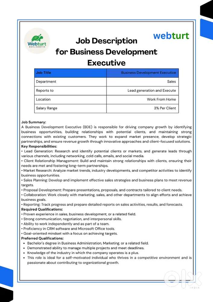 Business development executive