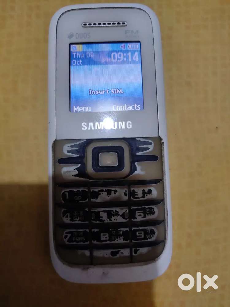 Samsung dual sim phone with original charger