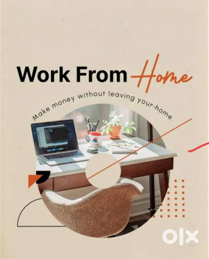 Online work from home just your mobile phone.