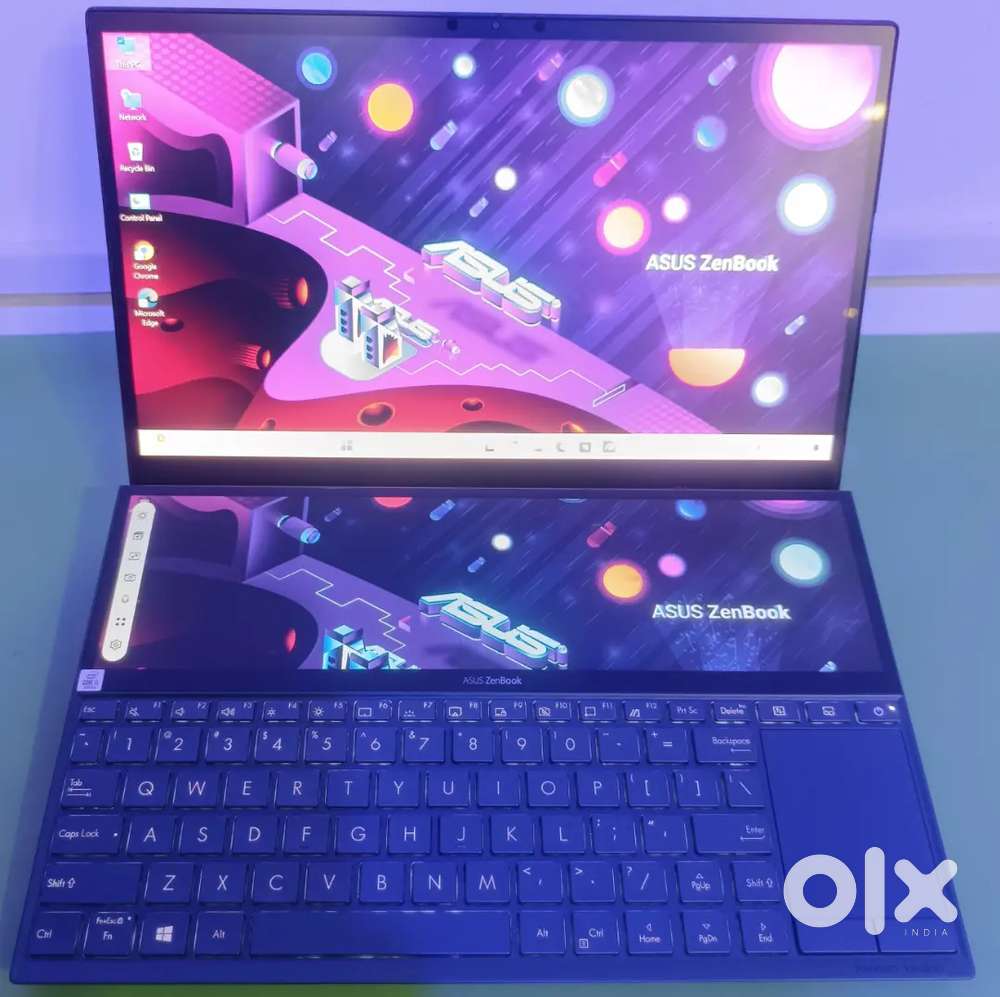 Asus zenbook Duo UX481F
Core i5 10th generation
8gb Ram
512gb SSD
