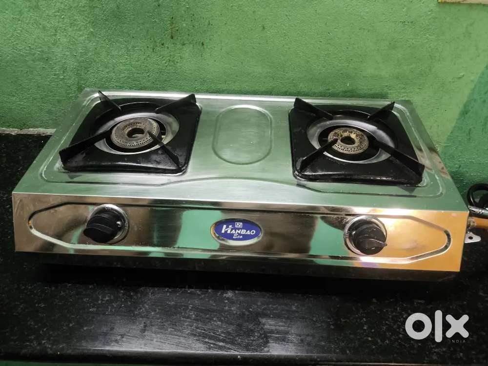 Double burner stove, single burner stove, Big aluminum vessels