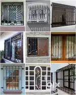We take contract of making steel Grill fabrication and welding