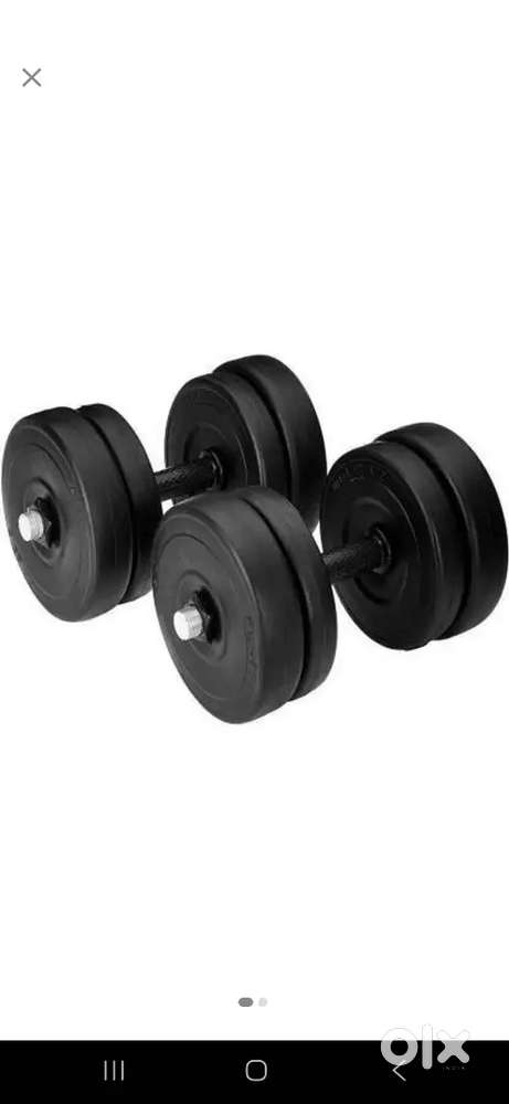 10 kg 2.5 kg 4 pvc plate + dumble rod Adjustable Dumbbell (10 kg)