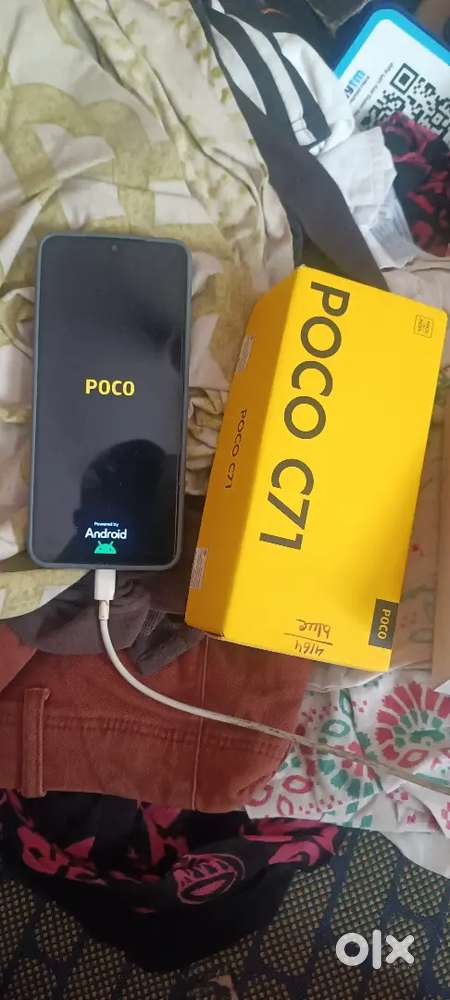 Poco C71 1 month old bill box,MI note 11 box charger samsung galaxy 10