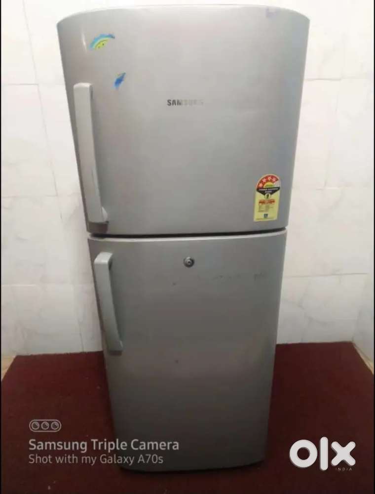 Samsung double door silver colour refrigerator
