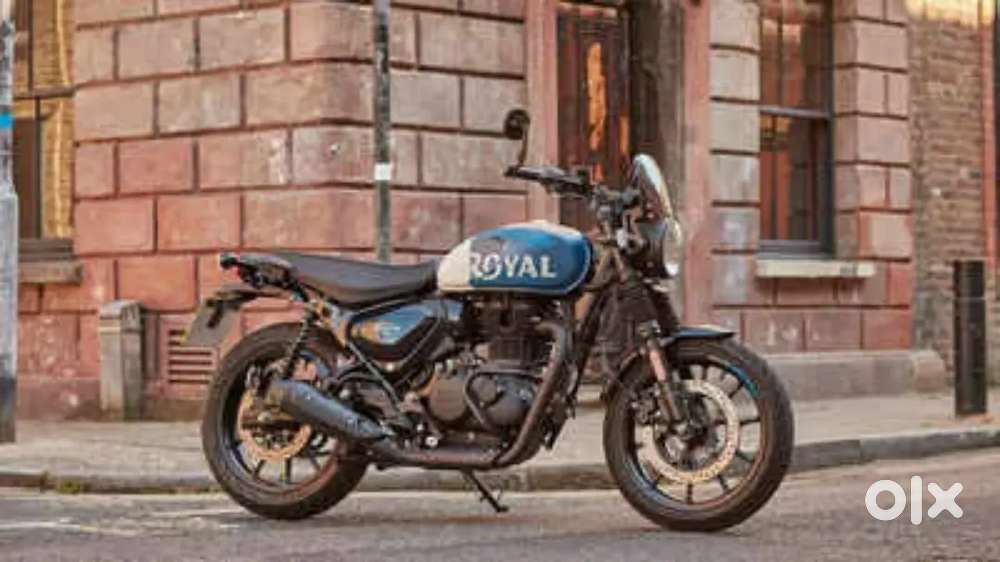 New condition hunter350 blue color