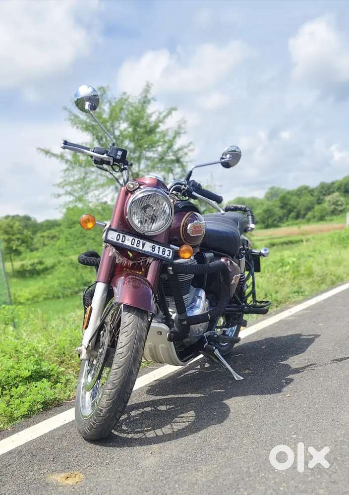 Bullet 350 standard maroon second top model .