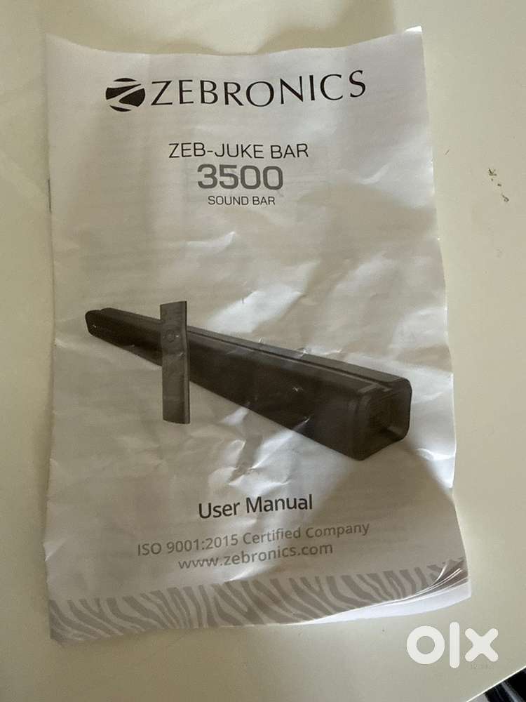 Zebronics Bluetooth Soundbar