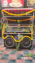 Urgent sale New Fruit Juice Or Pani Puri Stall Full Ss Steel body