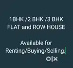 1/2/3 BHK Flat and row house available for rent