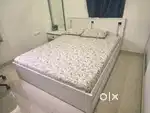 IKEA BED FRAME + WAKEFIT MEMORY FOAM MATTRESS SET
