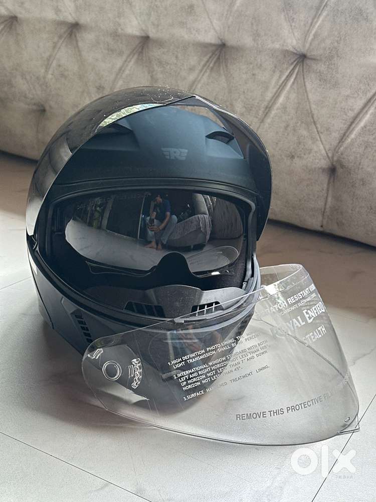 ROYAL ENFIELD STEALTH MODULAR HELMET- MATT BLACK