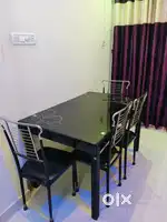 Dining table with four chairs