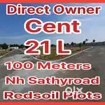 Premium Residential Plots Near Sathyroad 100 Meters Nh 21 L