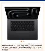 MacBook M3 max chip Laptop