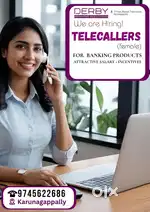 Tele caller for banking product
