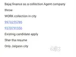 Bajaj Finserv as a collection Agent  on company throw