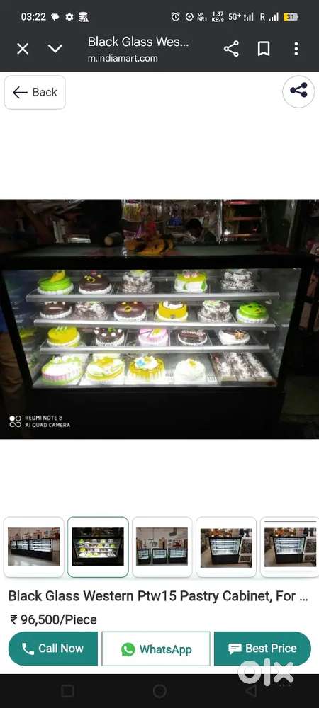 Refrigerated display cabinet and Patties warmer 4 selves